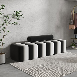 Hiện đại scandinavian-phong cách Kem vải bên bảng phong cách Châu Âu làm tóc cửa hàng băng ghế dự bị giản dị cửa hàng quần áo sofa thiết kế - Product Image 3