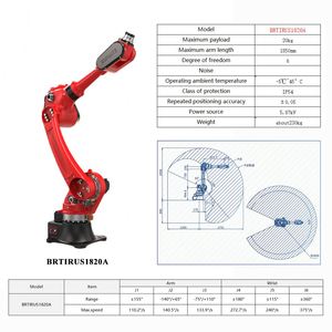 BORUNTE - Brazo Robótico Industrial de Seis Ejes, 20 kg, 1850 mm, Robot Articulado para Carga, Pintura y Promoción de Ventas - Product Image 1