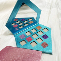 Palette de fard à paupières colorée pièces, étiquette privée à haute pigmentation, bricolage, emballage personnalisé faible quantité minimale de commande