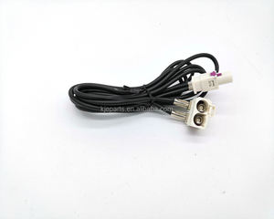 ชุดสายไฟพร้อมอะแดปเตอร์ fakras แบบสองต่อหนึ่งเสาอากาศวิทยุเอฟเอ็มหุ้มฉนวนพีวีซีสำหรับรถยนต์ VW - Product Image 5
