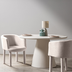 <span class=keywords><strong>Chaise</strong></span> de <span class=keywords><strong>salle</strong></span> à <span class=keywords><strong>manger</strong></span> rembourrée en tissu crème de style nordique moderne, imperméable, confortable et respirante, idéale pour les restaurants, les hôtels et les cafés - Product Image 1