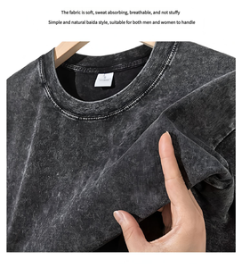 Hochwertige Baumwolle Herren Damen Blank <span class=keywords><strong>T</strong></span>-<span class=keywords><strong>Shirt</strong></span> Plain Designs Übergroße Größen DTG Druck muster Benutzer definierte Logo Grafik <span class=keywords><strong>T</strong></span>-Shirts - Product Image 4