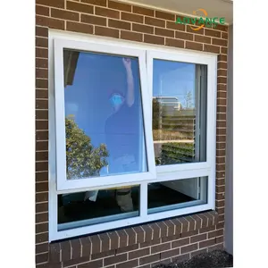 高品质中国公司pvc滑动玻璃窗UPVC和PVC滑动窗门ventanas pvc