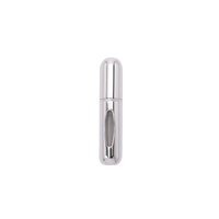 Flacon pulvérisateur de voyage en aluminium rechargeable par le bas, étanche, 5 ml 10 ml, atomiseur double embout, flacon de parfum à bille pour cosmétiques et fragrances