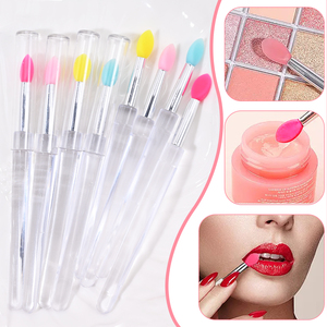 <span class=keywords><strong>Pinceau</strong></span> en silicone pour poudre Aurora, applicateur de poudre <span class=keywords><strong>magique</strong></span> effet miroir, bâton de maquillage réutilisable, crayon de sculpture 3D, outil de nail art - Product Image 3