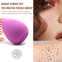 Éponge de maquillage lavable en forme de goutte d'eau JLY, sans latex, pour fond de teint liquide et crème BB