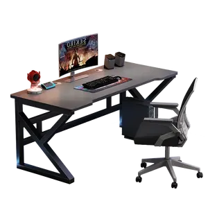 새로운 디자인 뜨거운 컴퓨터 PC 게임 책상 테이블 하이 퀄리티 K 모양 대형 데스크탑 게임 테이블