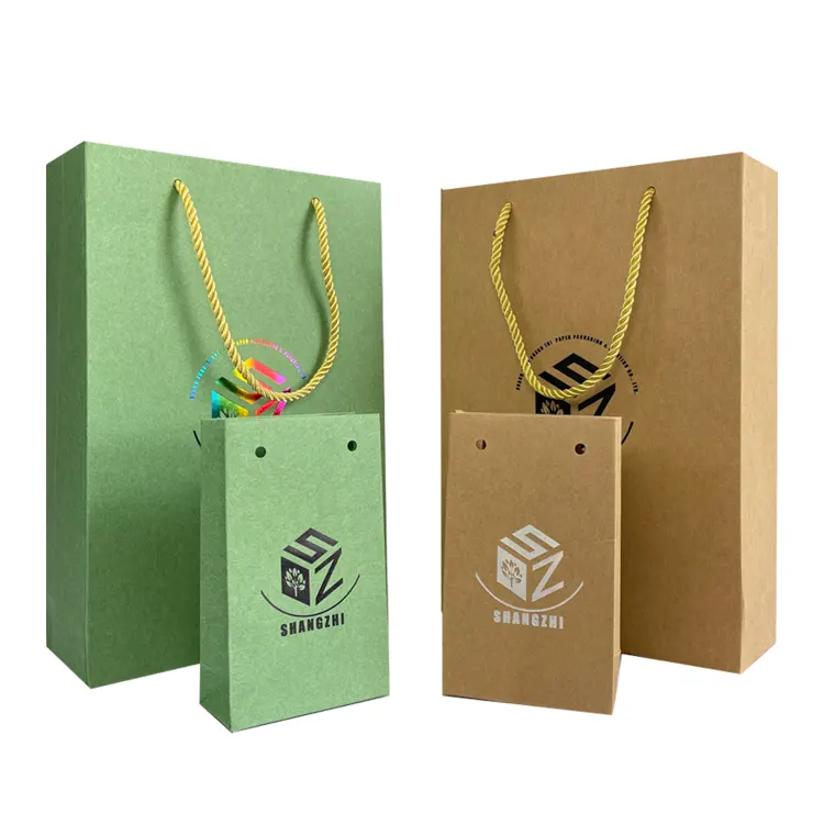 Printed Paper Bag Manufacturers Wholesale Custom Shopping Gift Bag Paper Bag For Clothing Food Takeaway