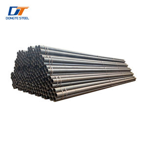 ท่อเหล็กคาร์บอนคุณภาพดี ขนาดเส้นผ่านศูนย์กลาง 114 มม. สำหรับงานก่อสร้าง บริการเชื่อมและตัด - Product Image 1