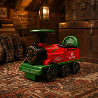 Train électrique pour enfants avec rails et musique, jouet de Noël pour garçons et filles