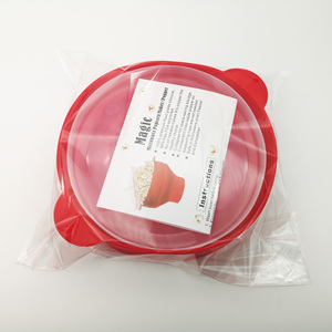 Bol à popcorn pliable sans BPA pour micro-ondes, machine à popcorn maison, machine à popcorn en silicone - Product Image 2