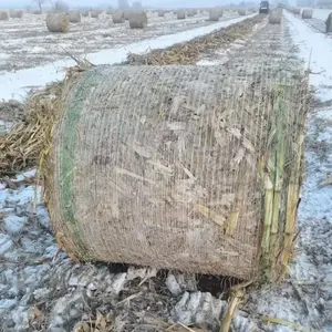 Jaring pembungkus Bale rajut/bungkus jaring Baler jerami silage/bungkus jaring jerami