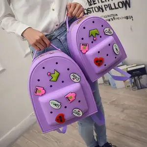 High quality Children Backpack Kids School Bags For Boys Candy Jelly Silicone School Backpack For Girls Schoolbag