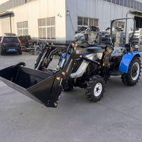 Certifié CE Best-seller en Chine Mini tracteur compact 25-50 hp pour l'agriculture et la ferme avec chargeur frontal