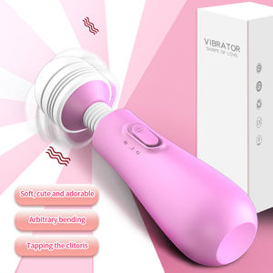 Mainan seks silikon <span class=keywords><strong>Vibrator</strong></span> kecepatan tinggi pijat tongkat <span class=keywords><strong>AV</strong></span> masturbasi wanita 10 frekuensi kedap air g-spot - Product Image 3