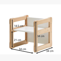 Chaise en bois Montessori de qualité supérieure avec design ergonomique pour enfants, idéale pour la maison, la salle de classe, vente en gros, mobilier d'apprentissage précoce personnalisé