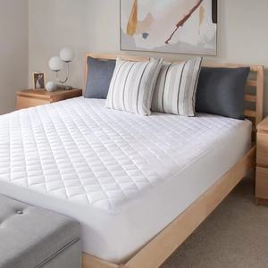 Bedding <b>Waterproof</b> Quilted Bed <b>Mat</b> Plain for Hotel Home Hospital Use Hypoallergenic Eco-Friendly Breathable Machine Washable - Product Image 6