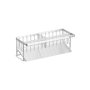 Escurridor de Esponjas y Paños de Acero Inoxidable 304 45 °   Escurridor de Fregadero en Ángulo con Toallero de 9 cm, Ahorro de Espacio para Espacios Estrechos - Product Image 6