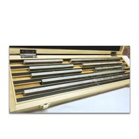 Kit de blocs de calibrage standard TEBAK, blocs de référence de précision en acier rapide pour accessoires d'étalonnage de micromètres et de calibres