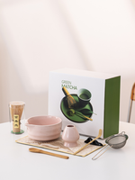 Ensemble de bols à matcha de luxe traditionnels avec fouet et spatule en céramique pour café et thé