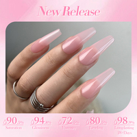BORN PRETTY PRO Produits pour Ongles Très Bon Vernis à Ongles Gel UV 15ml Sans HEMA, 180 Couleurs Scintillantes Populaires, Vente en Gros pour Usage Professionnel en Salon