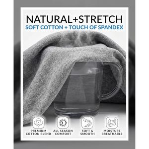 FOXA T-shirt à manches longues en coton pour femme, hauts de sport extensibles, plusieurs couleurs - Product Image 6