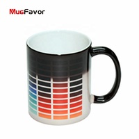 MugFavor Fournisseur d'usine Tasse à café magique personnalisée de 11oz en céramique pour MBS11-K par sublimation