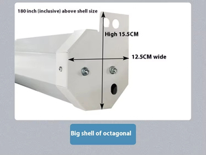 Écran de projection motorisé NEUF 4:3 16:9, écran de projection électrique escamotable, écran à ultra courte focale pour home cinéma - Product Image 2