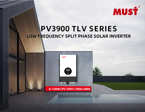 Inversores Solares de Onda Pura de Fase Dividida 48V 110V 220V 8KW 10KW 12KW MPPT Fuera de Red PV3900 TLV - Product Image 2