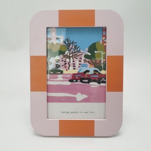 Chunlei OEM <span class=keywords><strong>Orange</strong></span> hồng màu xanh lá cây màu sắc gốm khung ảnh bán buôn hình ảnh khung khung ảnh - Product Image 3