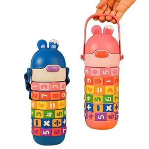 Gourde portable anti-chute grande capacité pour enfants, thermos éducatif créatif pour la maternelle, mignonne pour le camping - Product Image 5