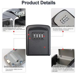 Scatola di immagazzinaggio chiave con Password a combinazione portatile per la gestione immobiliare e immobiliare - Product Image 5