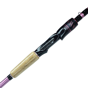 Newbility – <span class=keywords><strong>canne</strong></span> à pêche spinning <span class=keywords><strong>rose</strong></span> en carbone 2.4m, 2 sections 24T - Product Image 3