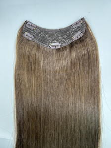 Extensiones de Cabello con Clip <span class=keywords><strong>en</strong></span> Forma de <span class=keywords><strong>V</strong></span>, de Cabello Humano Virgen Chino Remy, 100% Cabello Humano Virgen - Product Image 2