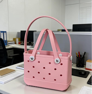 Borsa da Spiaggia in Gomma EVA con 3 Cinghie da Spalla, Impermeabile, da Viaggio, per Donne, Estiva, Lavabile, Borsa a Mano Aperta - Product Image 6