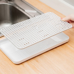 Desktop <b>Dish</b> Bowl Cups Spoon Storage <b>Rack</b> Kitchen Tool Double-Layer Sink Organizer Strainer Drain Board - Product Image 4