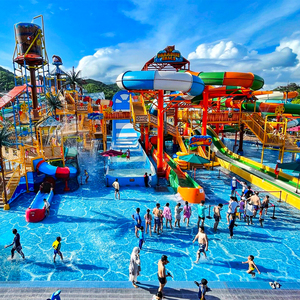 Conception et production d'une grande forteresse aquatique pour un projet de parc aquatique au parc d'attractions Asie-Moyen-Orient - Product Image 4