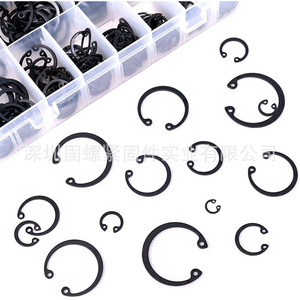 300Pcs Internal Circlip Snap Retaining Ring Set Metric C Type For Hole M6 M20 Black 65Mn Steel Grade A - Product Image 2