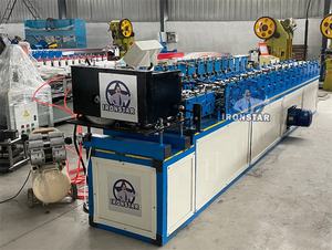 מכונת עיצוב גלילים לדלתות תריס מתגלגלות במהירות גבוהה עם מכונת דלתות תריס מתכת בעלת תו תקן CE - Product Image 2