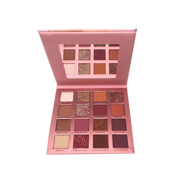 Высокое качество, OEM, оптовая продажа, палитра теней для век, 16 цветов, индивидуальная торговая марка, палитра теней для век