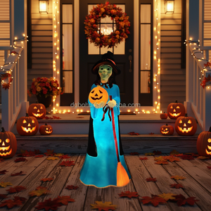 Nuevo Molde de Bruja de Halloween 2026 de Material PP Resistente a la Intemperie con Luces LED, Gran Venta, para Uso en Exteriores - Product Image 1