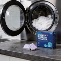 Tablettes nettoyantes écologiques jetables pour machine à laver, éliminent la saleté et le calcaire, rafraîchissent le linge
