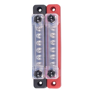 Barre de distribution de courant M6 <span class=keywords><strong>12V</strong></span> 1/4 pouce, bloc de distribution de courant 150A, <span class=keywords><strong>bornier</strong></span> <span class=keywords><strong>électrique</strong></span>, barre de distribution pour camion, <span class=keywords><strong>bateau</strong></span>, voiture, camping-car, VR - Product Image 1
