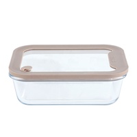 Nouvelle boîte à lunch micro-ondable au design original, récipient bento en verre pour la préparation des repas, article de sécurité pour la cuisine ou comme cadeau