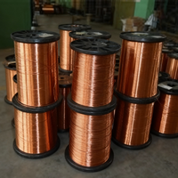 Cable de Cobre Esmaltado de 28 AWG, Alta Conductividad, Alta Temperatura (180°C), Buen Aislamiento, IP65, Industrial, Automotriz, Alto Voltaje, Calefacción