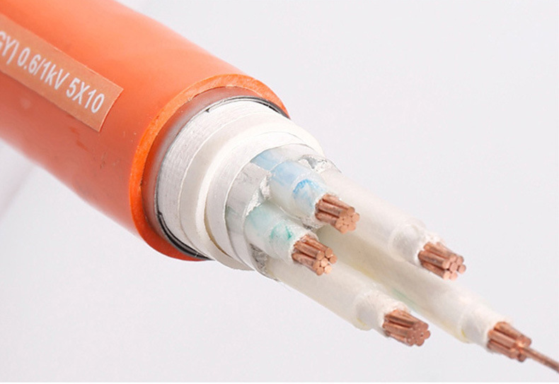 Durable BTTZ Copper Sheathed Mi Heating Cable MICC Wire Fireprofing