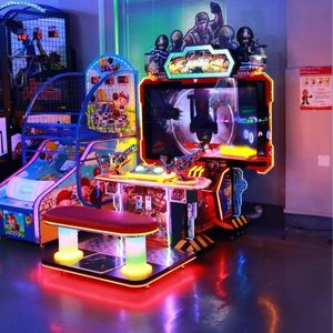 Console de divertissement grand format pour centres de jeux vidéo commerciaux à monnayeur, avec machine de tir Alien à double pistolet, attrayante et préférée des enfants - Product Image 3