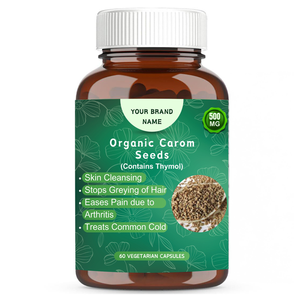 เมล็ด carom ออร์แกนิก100% เมล็ด carom จากธรรมชาติแคปซูลผลิตจำนวนมากและขายส่ง - Product Image 1