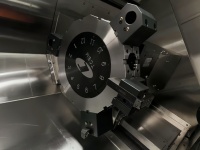 Tournage horizontal CNC 3 axes robuste TCK63M-1500, nouveau modèle à banc incliné, axes Y et C