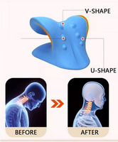Cou Tête Épaule Civière Relaxant Oreiller Cervical Chiropratique Dispositif De Traction Soulagement De La Douleur Cervical Colonne Vertébrale Alignement Cadeau